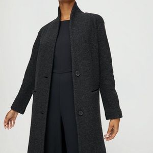 Aritzia Wilfred Dujardin grey coat